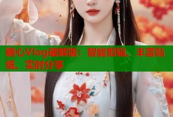 糖心Vlog破解版：智能剪辑、丰富贴纸、实时分享