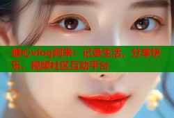 糖心vlog阿朱：记录生活，分享快乐，视频社区互动平台