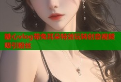 糖心vlog带兔耳朵特效玩转创意视频吸引粉丝