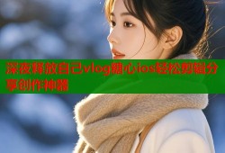 深夜释放自己vlog糖心ios轻松剪辑分享创作神器
