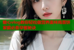 糖心vlog教你轻松做营养美味鸡蛋饼家庭必备早餐秘诀