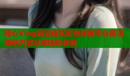 糖心Vlog麻豆精东影业传媒平台高清原创内容尽享精彩体验