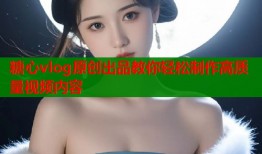 糖心vlog原创出品教你轻松制作高质量视频内容