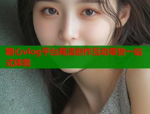 糖心vlog平台高清创作互动带货一站式体验